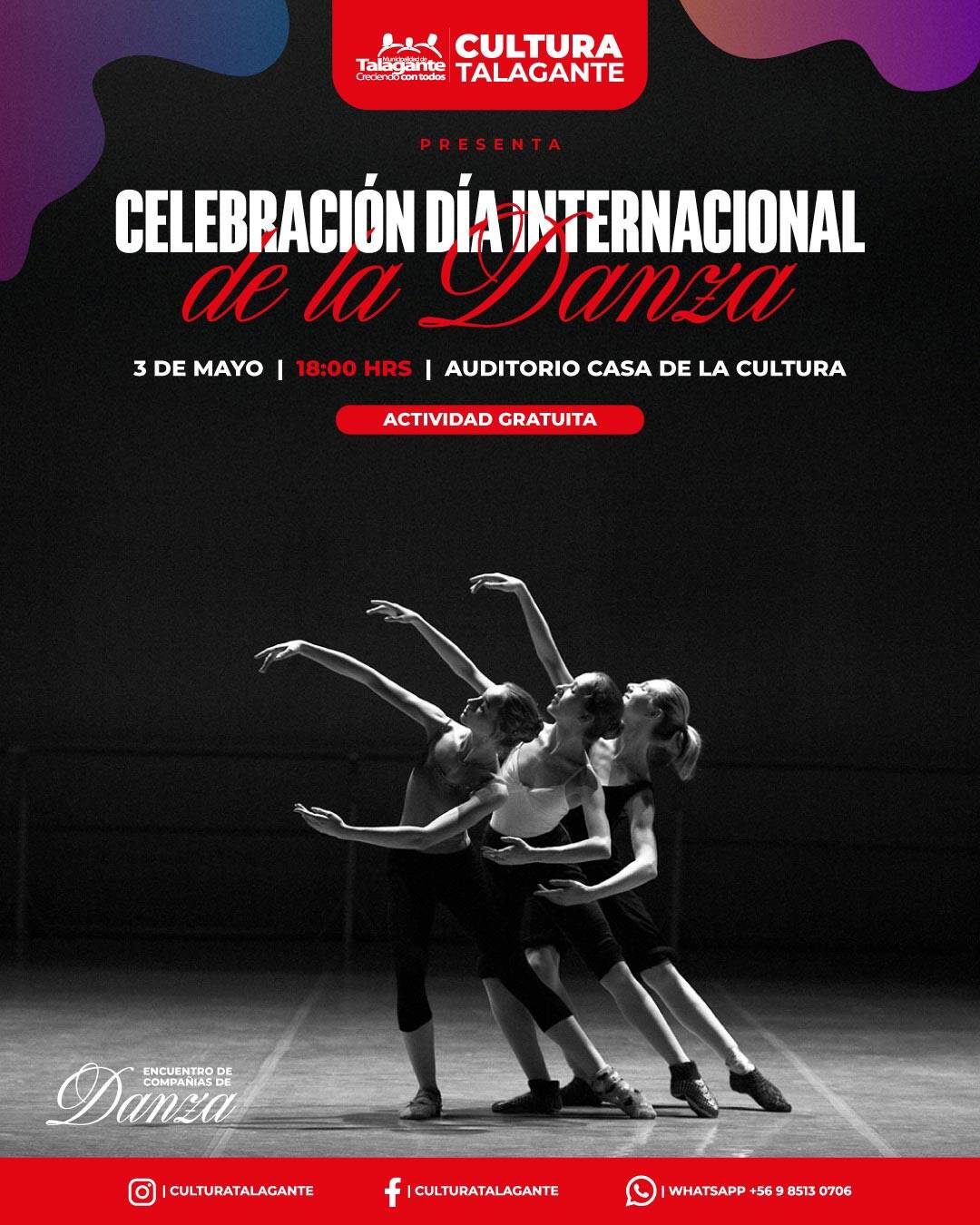 Flyer día Internacional de la danza