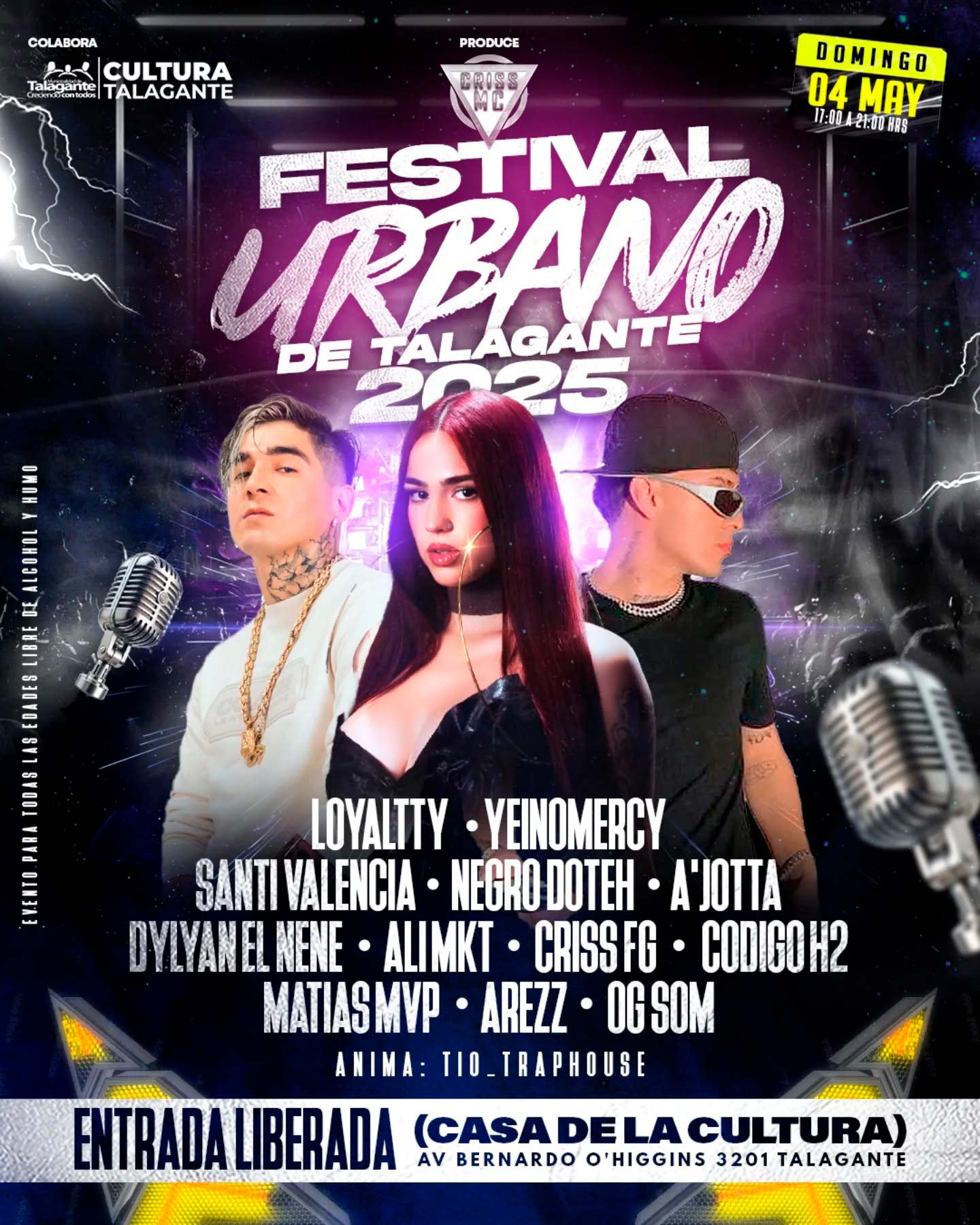 Flyer Festival Urbano 2025