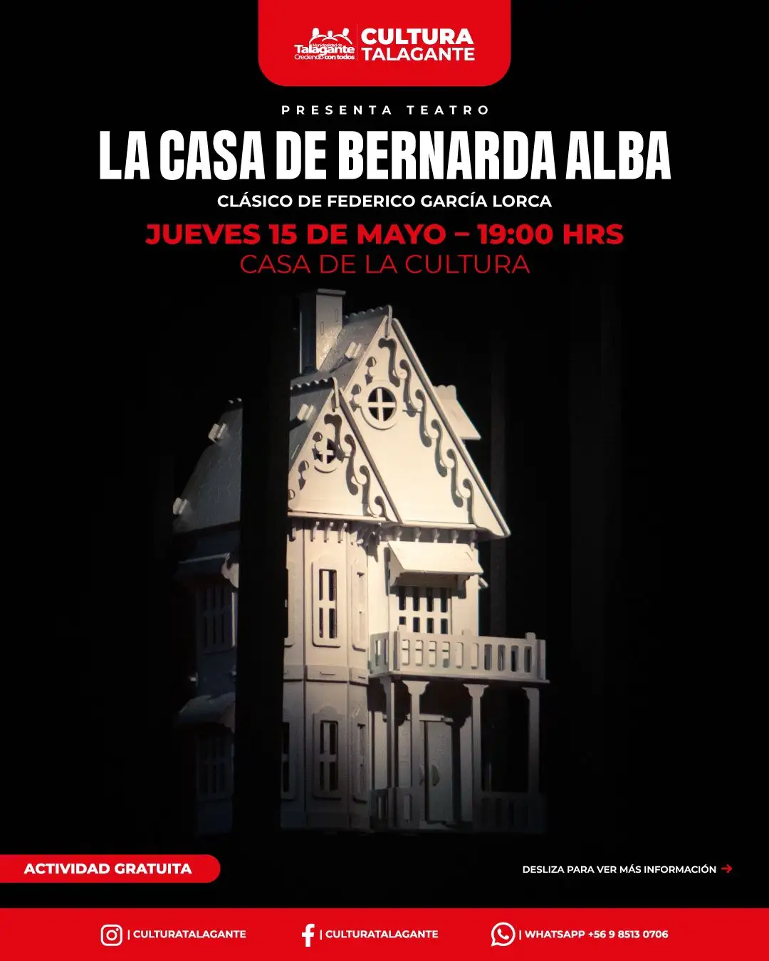 Afiche La casa de Bernarda Alba