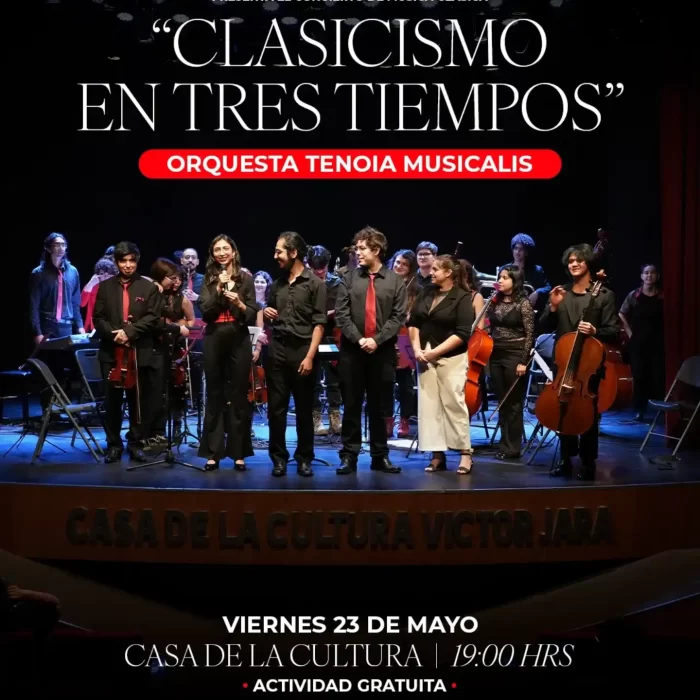 Flyer Clasicismo en tres tiempos