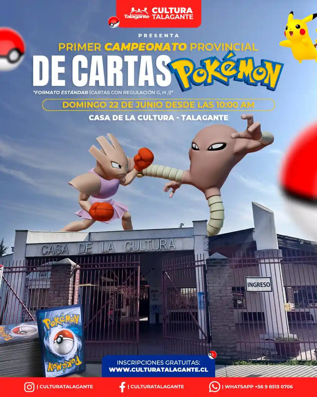 ¡Primer Campeonato Provincial de Cartas Pokémon!
