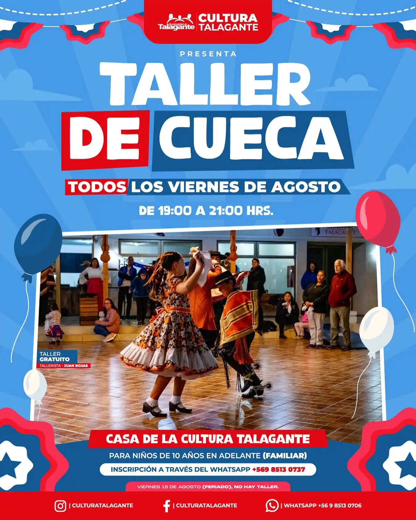 ¡AGOSTO SE BAILA CON TRADICIÓN! 💃🕺