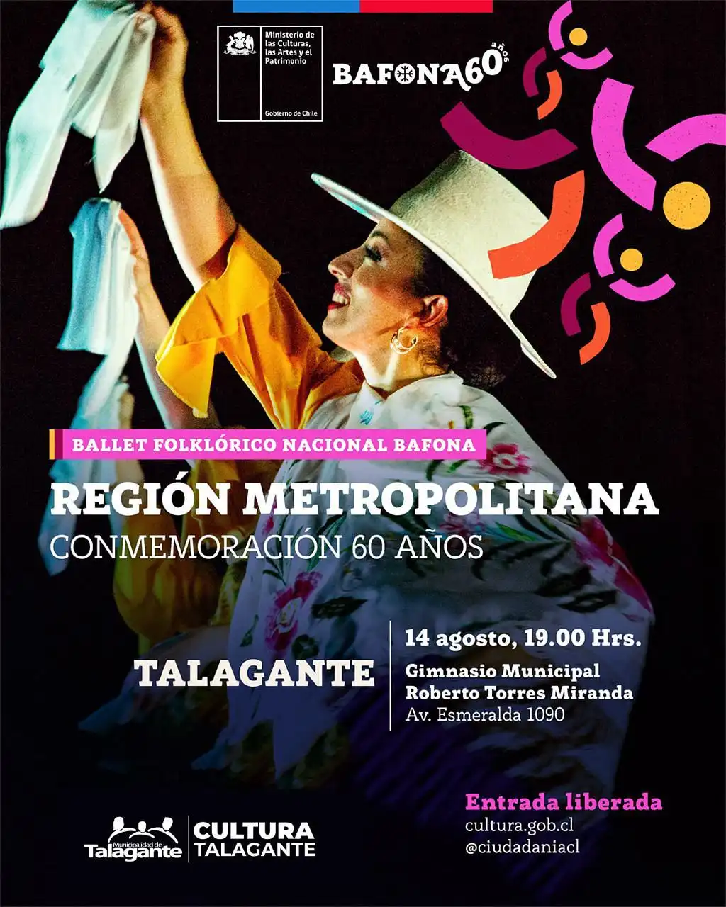 BAFONA CELEBRA SUS 60 AÑOS CON PRESENTACIÓN GRATUITA EN TALAGANTE