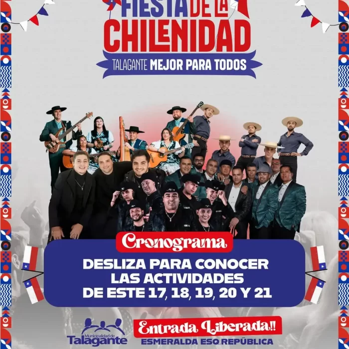 Flyer fiesta de la chilenidad 2025