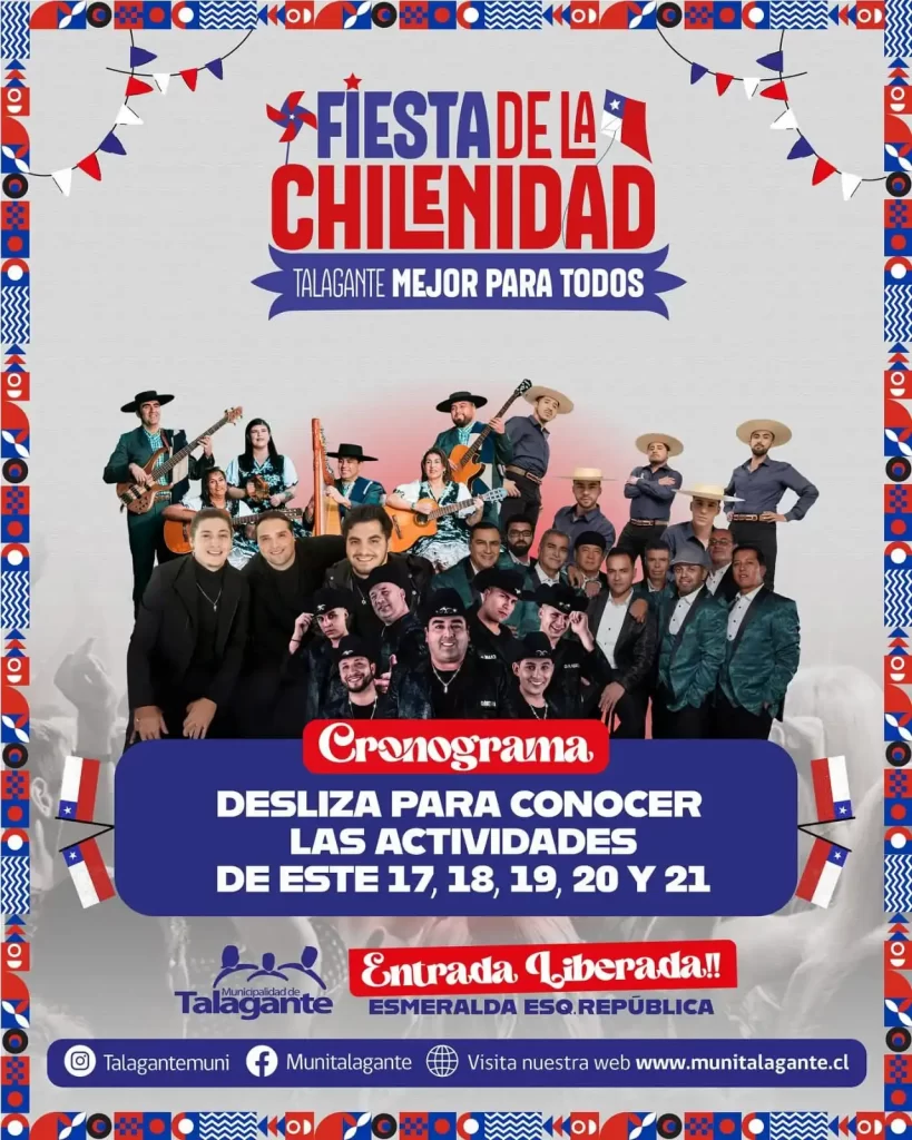 Flyer fiesta de la chilenidad 2025